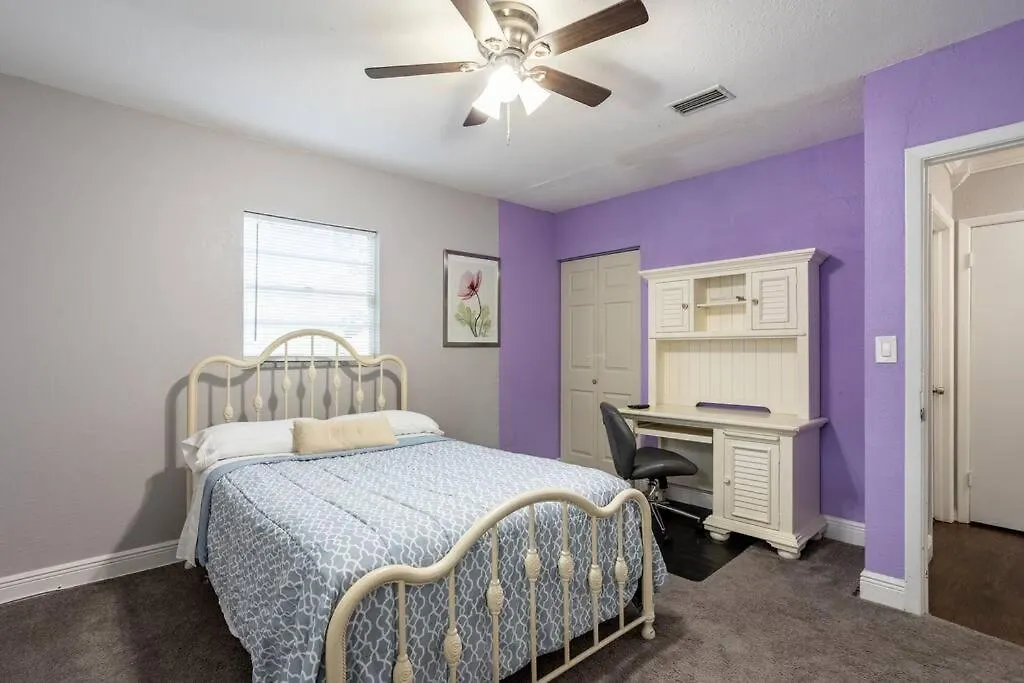 Entirehouse W/Bush Garden View_Private Heated Pool Villa Tampa 0*,  United States